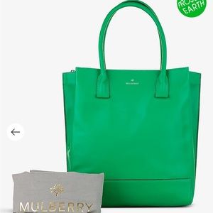 Extremely Used Mulberry Arundel leather tote in Green